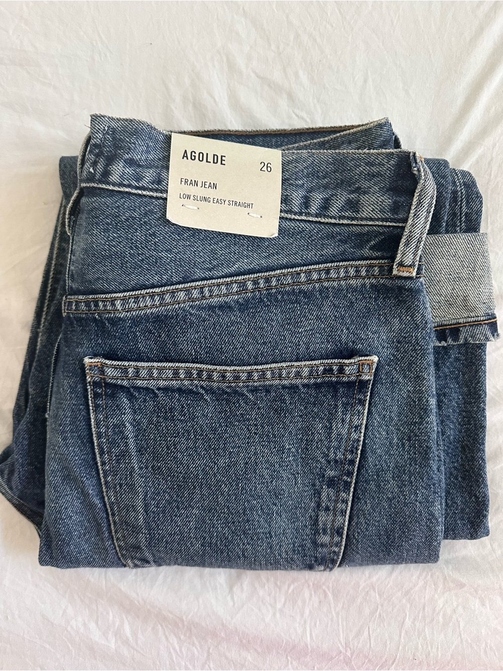 Agolde Fran Jean - Denim Blue